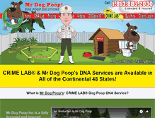 Tablet Screenshot of mrdogpoop.com